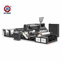 Machine d'extrusion et de laminage pour sacs non tissés et tissés avec moteur, pour emballages en papier/cartons, automatique, électrique, de qualité alimentaire