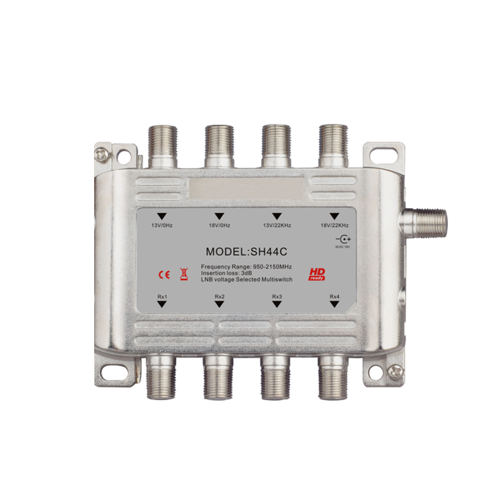 Switch DiSEqC 2.0 4x1 SatIntegral T-40 - Per Antenna Parabolica, 4 Ingressi LNB, Copertura Anti-intemperie - Foto 8