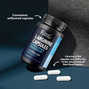 Capsules de L-Arginine Premium 120 Capsules Soutien Musculaire et Endurance pour Adultes Complément de L-Arginine - Product Image 2