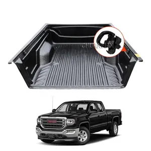 Fundas de cama para camioneta gmc sierra 1500 chevy silverado colorado, revestimiento para cama