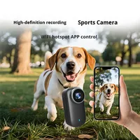 Caméra corporelle numérique 2025, mini caméra espion, caméra d'action 4K avec Wi-Fi, caméra grand angle 1080p, télécommande