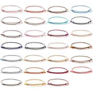 Go2boho Đầy Màu Sắc Bện Tình Bạn Vòng Đeo Tay Set Handmade Có Thể Điều Chỉnh Sợi Chuỗi Vòng Đeo Tay Cho Phụ Nữ Cô Gái - Product Image 6