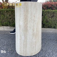 Carreaux de façade en pierre MIGLIORE, travertin, pierre flexible, revêtement en pierre flexible Mcm pour la décoration intérieure