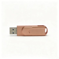 Flash Drive USB 3.0 Baru Berkualitas Tinggi dari Paduan Seng 256GB, Penyimpanan Berkecepatan Tinggi dengan Garansi 2 Tahun