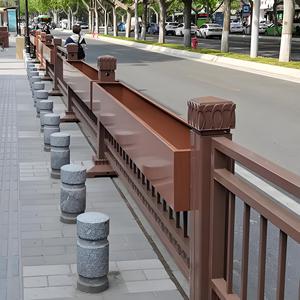 Fior Box Guardrail città abbellimento ornamentale città recinzione strada <span class=keywords><strong>marciapiede</strong></span> sicurezza Anti-collisione zinco ringhiera in acciaio - Product Image 4