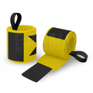 Muñequera de soporte fuerte fabricada en Pakistán para entrenamiento de gimnasia y rendimiento de levantamiento de pesas - Product Image 1