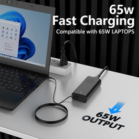 Cargador Original de Fábrica para Portátil, Adaptador de 65W Tipo C USB, Cargador para Portátil de 20V 3.25A, Adaptador para Latitude 5000 5420 XPS 13