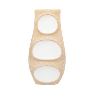 Vaso scultoreo dal design astratto con ritagli, alto vaso da terra per soggiorno, decorazione per la casa, camera da letto, ufficio. - Product Image 1