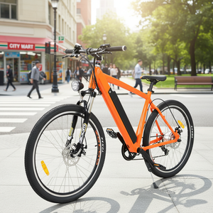 Bicicleta Eléctrica Moderna de 6 Velocidades con Marco de Aluminio, Batería de Litio Extraíble, Motor sin Escobillas de 250W, para Adultos, Modelo JYOP-418 con 6 Velocidades - Product Image 1