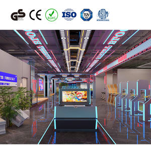 Indoor speeltuin met trendy speeltoestellen, doolhof en grote glijbanen voor kinderen, geschikt voor commerciële doeleinden. - Product Image 2