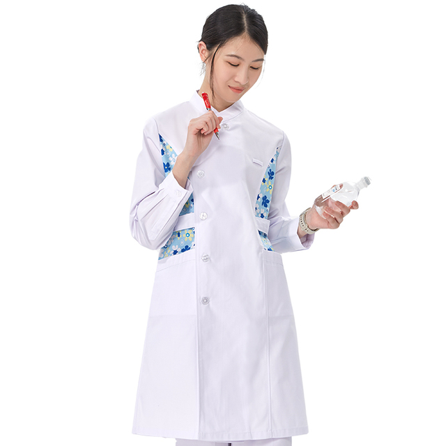 Lab Coat for Women Operating Room Pharmacy Lab Coat Chemistry Clinical Pet Hospital Comfortable Durable Women Slim Fit Lab Coat