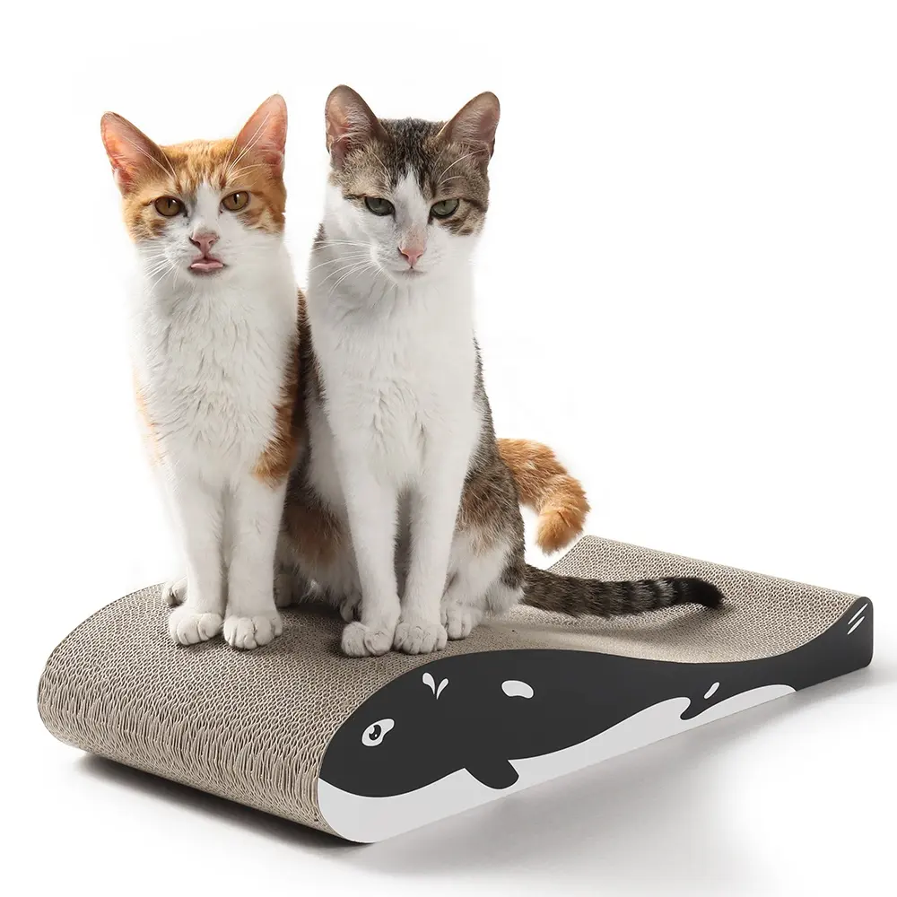 Home Couch Protector kitten scratcher fish Cat Interactive Scratcher Cat Scratching Board