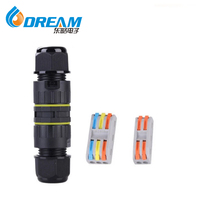Boîtier de jonction étanche DREAM IP68 pour extérieur, connecteur de câble à connexion rapide, 2 broches