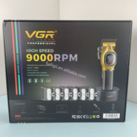 Tondeuse à cheveux professionnelle rechargeable Vgr V-886C Salon Barber Bldc Motor 9000rpm pour hommes