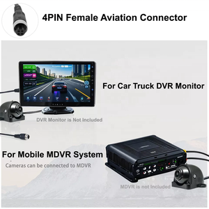 Iposter AHD 1080P คาราวานรถบรรทุกมองเห็นกลางคืน180องศากรอบโลหะมุมมองด้านหลังกล้องสำรองข้อมูลย้อนกลับกล้อง IP69กันน้ำ - Product Image 6