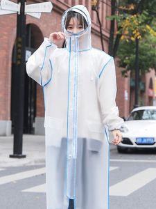 Nouvelle mode, imperméable de haute qualité, imperméable à l'eau, unisexe, adulte, couvrant tout le corps, pour vélo électrique, vélo, randonnée, voyage, avec fermeture éclair, logo personnalisé - Product Image 2