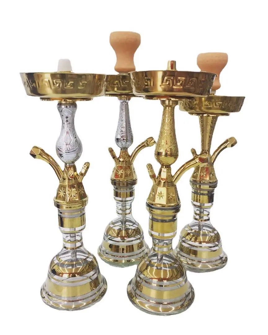 Hợp Kim Kẽm Cỡ Lớn 70Cm 2022 Khaleel Maamoon Ả Rập Ai Cập KHALIL MAAMOON Đồng Thau Ai Cập Shisha Aladin Hookah Mẹo