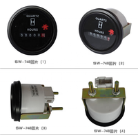 Compteur d'heures numérique SYS-1 à 6 chiffres, DC 10-80V AC 100-250V, minuterie industrielle à quartz, compteur d'heures mécanique
