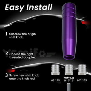 CNC Обработанная алюминиевая ручка переключения передач для ручной коробки передач-индивидуальный дизайн анодированная отделка универсальная для автомобилей - Product Image 3