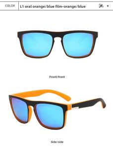 2025 nuevos colores logotipo personalizado clásico cuadrado mismo marca diseñador estilo polarizado deportes hombres gafas de sol - Product Image 4