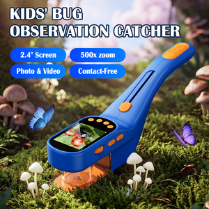 Kit de Exploración de la Naturaleza, Microscopio Digital 500X con Capturador de Insectos, Pantalla IPS de 2.4 Pulgadas HD 1080P, Regalo de Aventura Científica al Aire Libre - Product Image 2