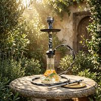 Ensemble de chicha moderne en alliage d'aluminium écologique avec boîte cadeau