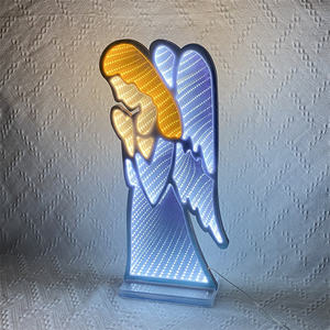 تسليم سريع مخصص ليد صغيرة مخصصة مرآة الهاوية لانهائية مرآة الاكريليك ضوء النيون علامة - Product Image 1