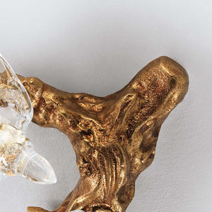 Lampada da parete in materiale alluminio camera da letto luce nordica decorazioni per la casa di lusso Art Design applique da parete in metallo a forma di <span class=keywords><strong>rondine</strong></span> in cristallo - Product Image 6