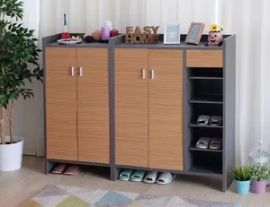 Organisateur d'armoire de rangement de chaussures à 6 niveaux avec portes et étagères réglables-pour entrée/placard, fabricant - Product Image 3