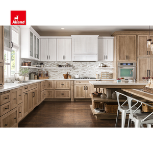 Allandcabinet modulare Nordic Shaker stile grigio acero armadi da <span class=keywords><strong>cucina</strong></span> con lavello e marmo controsoffitto - Product Image 2