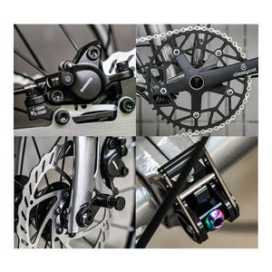 Vélo pliant électrique pour adultes avec moteur arrière sans balais 250W/350W, 17'' 20'', batterie au lithium longue portée, 7 vitesses, vélo de ville - Product Image 5