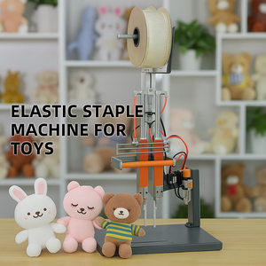 Vente directe d'usine, agrafeuse pneumatique semi-automatique à double aiguille pour métal, moteur, agrafeuse élastique, sans lames, vaisselle, cartons en bois - Product Image 1