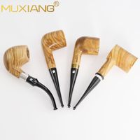 XIAOXIONG Vente en gros de pipes à tabac en bois d'olivier sans filtres anti-fumée