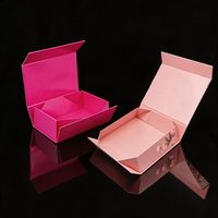 Boîte cadeau en carton rigide pliable sur mesure, avec fermeture magnétique, pour bijoux, cosmétiques, électroniques, cadeaux, haute qualité