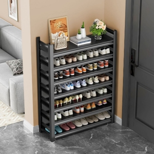 Zapatero Metálico <span class=keywords><strong>Popular</strong></span> para Sala de Estar, Gran Capacidad, Estante de Acero con Capas Ajustables, Ahorro de Espacio, Zapatero Simple - Product Image 2