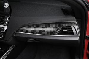 KM pour Pièces Intérieures de <span class=keywords><strong>Voiture</strong></span> en Fibre de Carbone <span class=keywords><strong>Garniture</strong></span> de Tableau de Bord pour BMW F21 F22 F23 2012-2016 6 pièces - Product Image 4