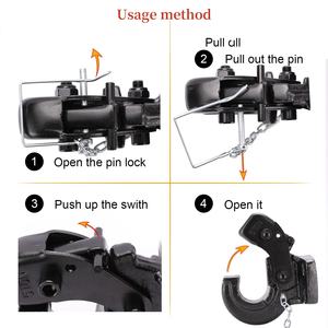 Gancho de <span class=keywords><strong>remolque</strong></span> receptor ajustable de alta calidad con <span class=keywords><strong>bola</strong></span> de <span class=keywords><strong>enganche</strong></span> <span class=keywords><strong>Precio</strong></span> de fábrica Cubierta de <span class=keywords><strong>remolque</strong></span> 4WD <span class=keywords><strong>para</strong></span> camión 4 Runner - Product Image 3