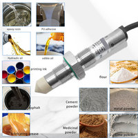 Capteur de niveau de liquide électronique capacitif compact en acier inoxydable peut mesurer l'eau de carburant de mucus de particules de graine