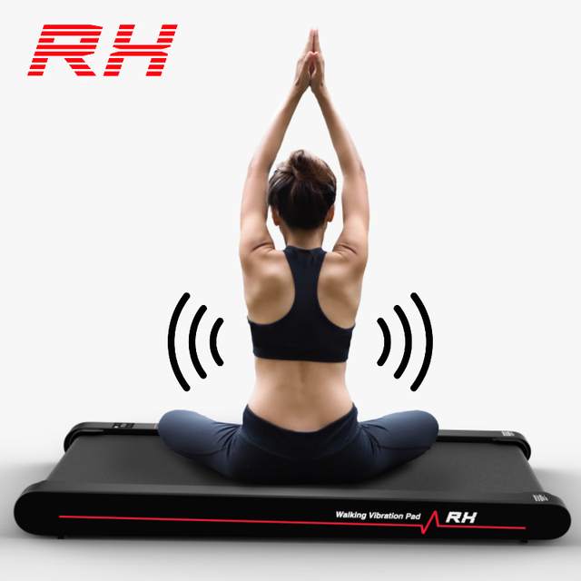 RH Compact Portable Walking Pad Electric Foldable Treadmill with LED Screen Remote Control ABS Material Without Heart Rate Test