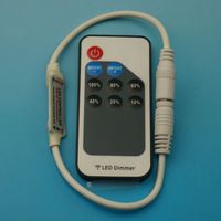 Couleur unique DC5-24V 9Key RF Wireless Remote Led Strip PWM Light Led Gradateur pour bande de LED COB
