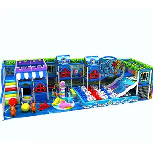 Patio de recreo comercial Kid Soft Play Equipment Patio interior con Toboganes a la venta