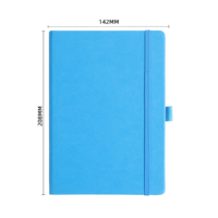 Carnet de notes GemFully à prix raisonnable, format A5, couverture souple en cuir, avec porte-stylo, ligné