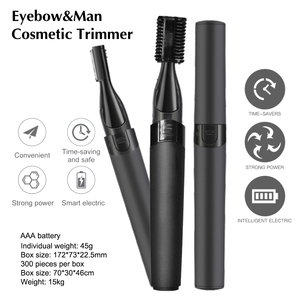 Rasoio elettrico per sopracciglia indolore rasoio per capelli da uomo con lama risciacquabile per barba e <span class=keywords><strong>collo</strong></span> - Product Image 4