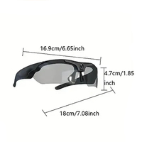 Lunettes de soleil intelligentes de sport HD 1080P pour l'extérieur, caméra pour la prise de vue, le cyclisme, la conduite, la randonnée, la pêche