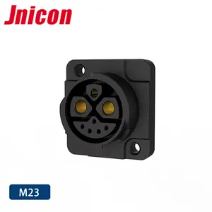 Jnicon M23 पावर सिग्नल कंबाइंड 2+1+5 8 पिन कनेक्ट इलेक्ट्रिक वायर केबल सॉकेट प्लग Ebike ई-मोटोसाइकिल के लिए