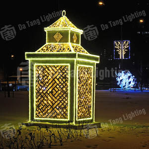 Ip65 Waterproof 3d Led Ramadan Christmas Lantern Light For Outdoor Landscape Decoration And Eid Festival Projects - Product Image 6