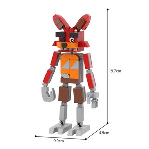 ตัวต่อฟรีดดี้ ฟาซแบร์ บอนนี่ ฟ็อกซี่ ตุ๊กตาโกลเด้น ของเล่นตัวต่อ <span class=keywords><strong>FNAF</strong></span> เกมสร้างสรรค์ ของขวัญสำหรับเด็ก ตัวต่ออิฐ ชุดตัวต่อ - Product Image 5