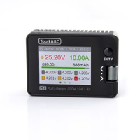 Chargeur-déchargeur multifonction ToolkitRC M7 pour batteries Lipo 1-6S, avions RC, batteries au lithium à aile fixe