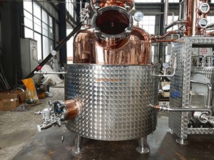 Alambique de Destilación de Cobre TW Turnkey 300L 500L, Equipo de Destilación de Ginebra para Destilería Artesanal - Product Image 4
