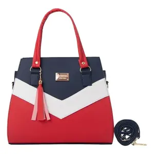 Bolso Fana Nadia para Ropa de Fútbol para Mujer Diseño Juvenil en Rojo/Azul - Product Image 4